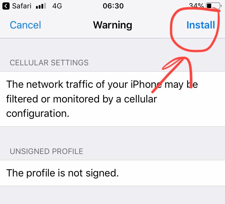 Install
