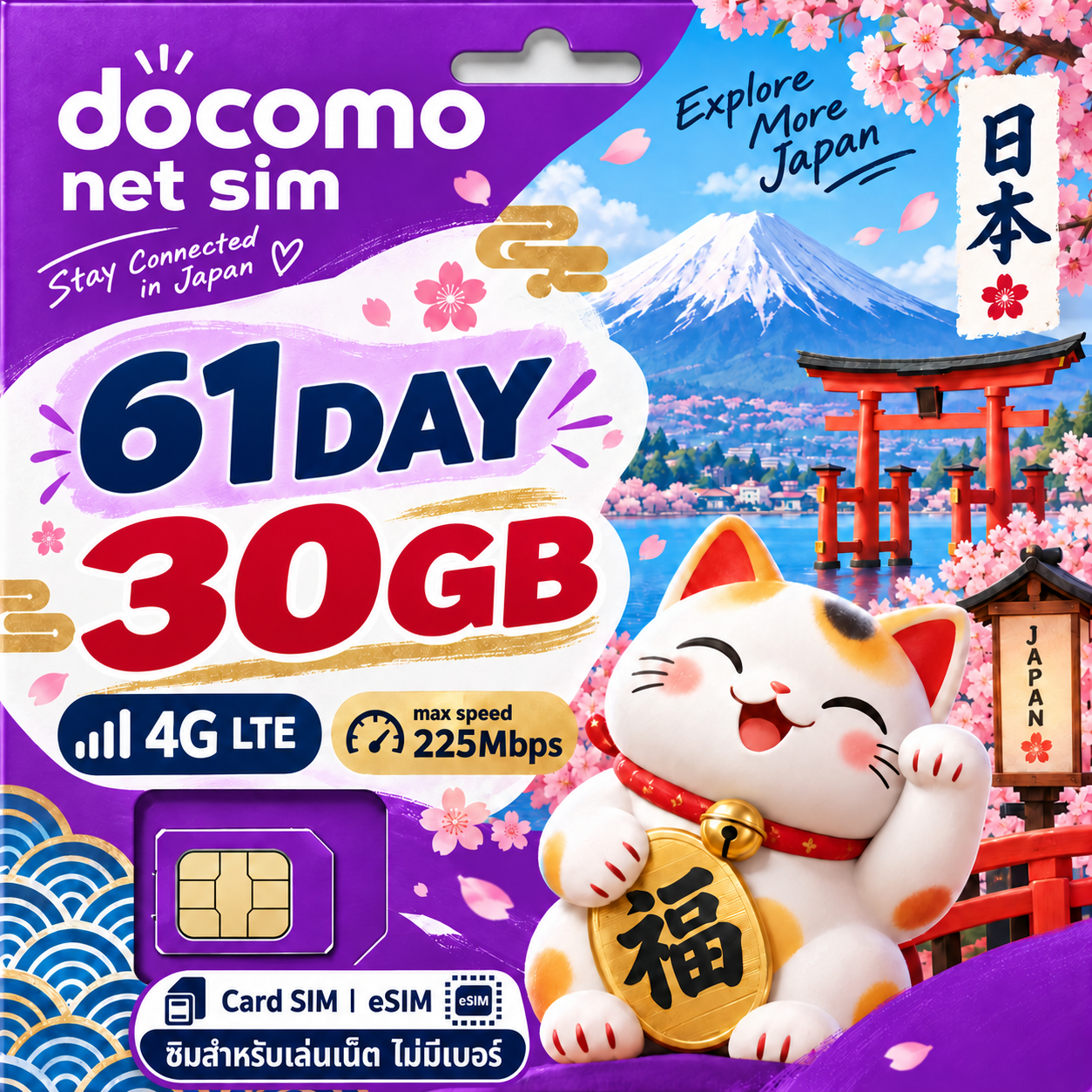 Japan Premium Prepaid - docomo net sim